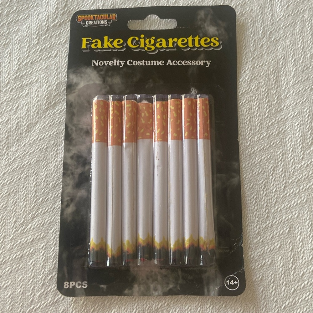 Fake Cigarettes Cosplay Prop Halloween Costume Accessory 8 Pack.